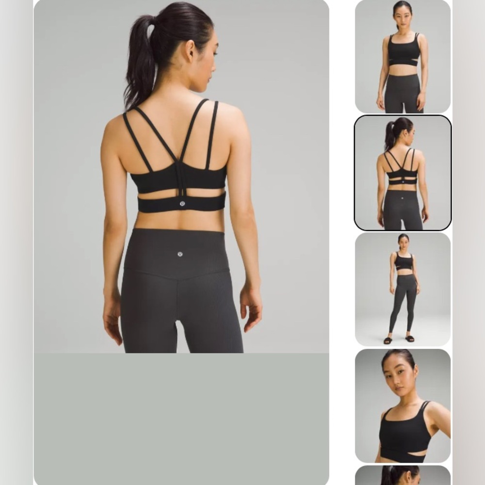 Lululemon Ribbed Nulu Strappy Bra